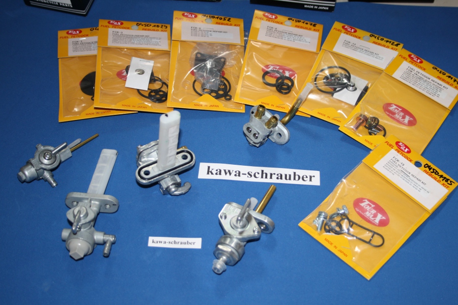 Benzinhahn / Reparatursätze Motorrad