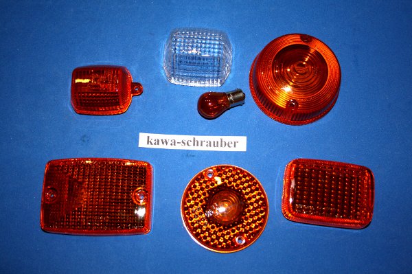 Blinkergläser Kawasaki