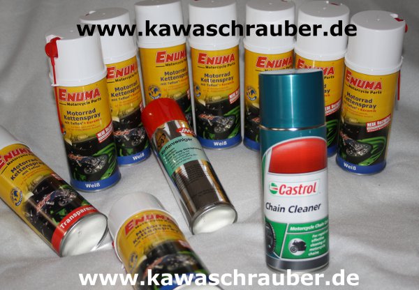 Kettenreinigung und Pflege