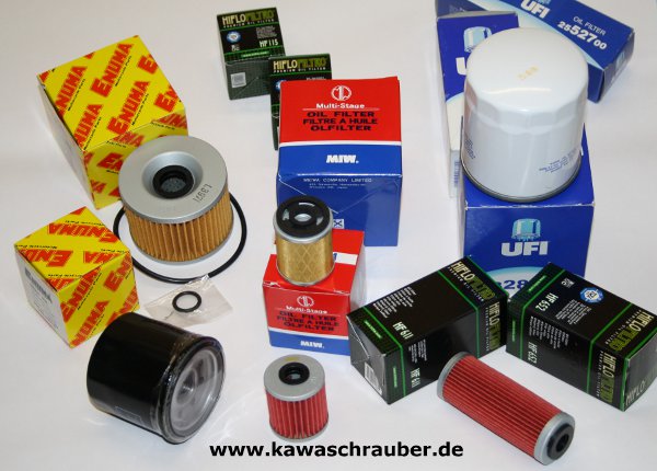 Ölfilter + magnetische Öl Ablassschrauben Motorrad und Roller