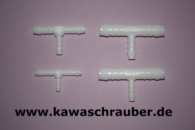 Reduzierverbinder Abzweigverbinder T- Form (Y- Form nicht erhältlich) Schlauchverbinder