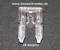 Mini Flachstecksicherung Sicherung 25A 25 Ampere