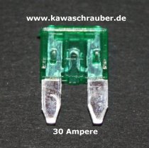 Mini Flachstecksicherung Sicherung 30A 30 Ampere