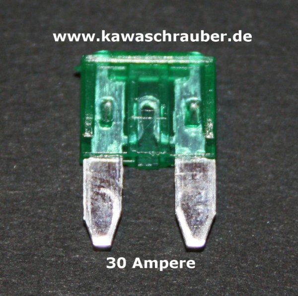Mini Flachstecksicherung Sicherung 30A 30 Ampere