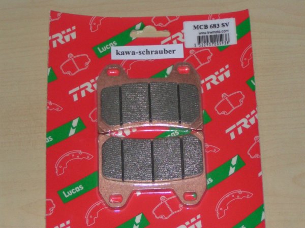 Sinter Bremsbeläge vorne Aprilia RS 250 Pista ab Baujahr 2004