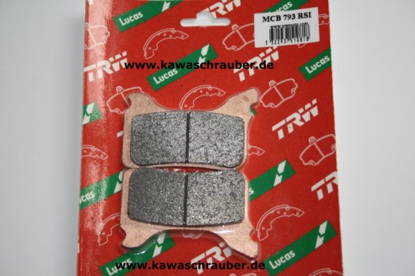 RSI Sinter Rennsport Bremsbeläge vorne Aprilia 660 Pegaso und 660 Pegaso Factory jeweils ab Baujahr 2007