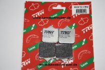 CRQ Rennsport Carbon Bremsbeläge vorne Aprilia RSV 1000 Tuono Racing Typ RR Baujahre 2002-2011