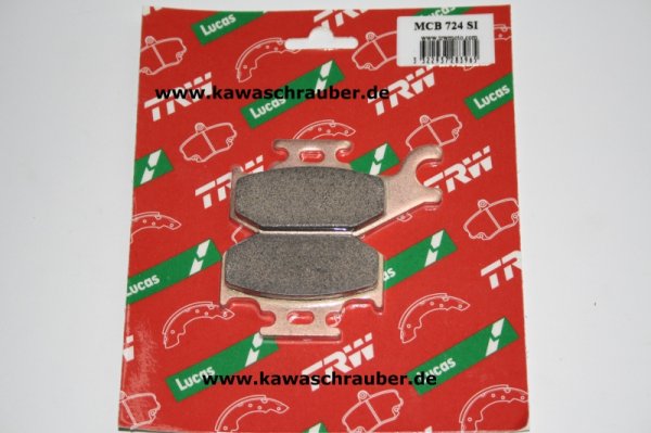 Bremsbeläge hinten Bombardier DS 250 Baujahre ab 2006