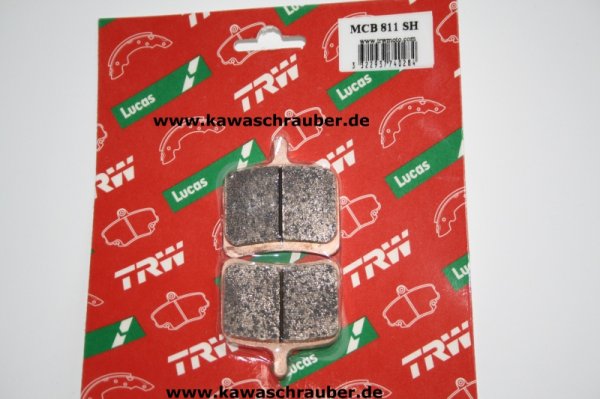 Bremsbeläge hinten Buell 1125 R und 1125 CR Typ XB3 ab Baujahr 2008