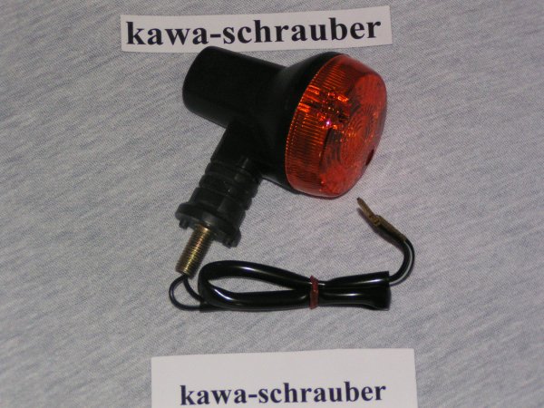 Blinker Kawasaki KLR250 vorne hinten kurzer Arm