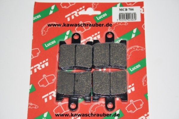 Bremsbeläge vorne Daelim SL 125 U3 FI ab Baujahr 2007