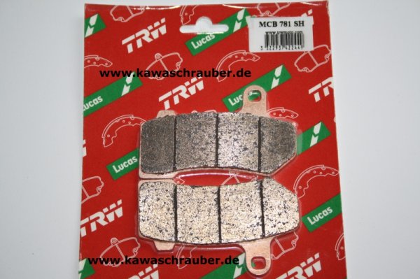 Bremsbeläge hinten HD Harley-Davidson 1584 Road King Classic ab Bj. 2008