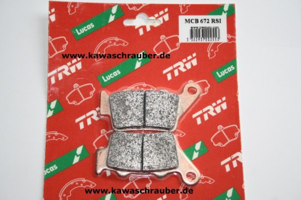 RSI Sinter Rennsport Bremsbeläge hinten Highland 950 V2 Outback