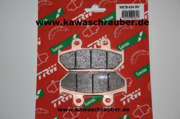 Sinter Bremsbeläge vorne Honda GL1500 Goldwing Typ SC22