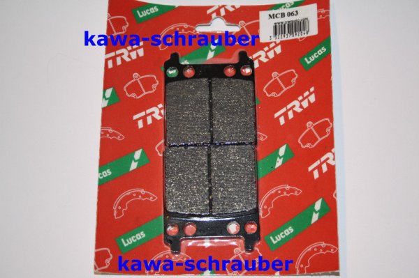 Bremsbeläge hinten Honda CB750 F Typ CB750F Bj. 1975-1976