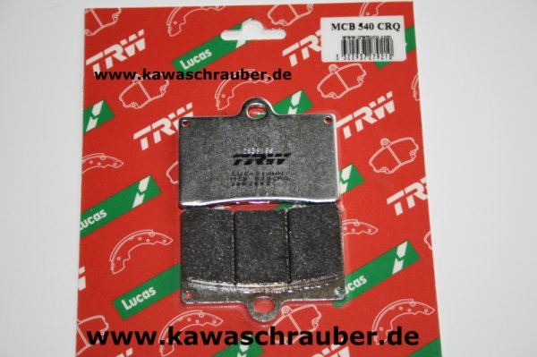 CRQ Carbon Rennsport Bremsbeläge vorne Husqvarna SM450 R Bj. 2003-2004