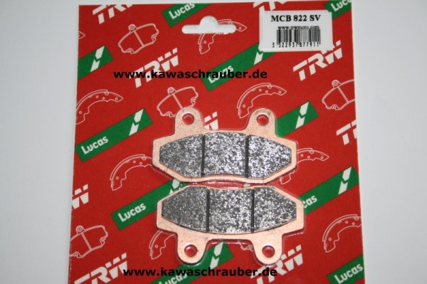 Sinter Bremsbeläge vorne Hyosung GT125 Naked / Comet