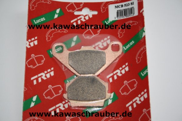 Bremsbeläge hinten Kawasaki KX125 Bj. 1987-1988