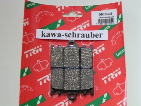 Bremsbeläge vorne Kawasaki ZXR400 (ZX400L) Bj. 1991-2001