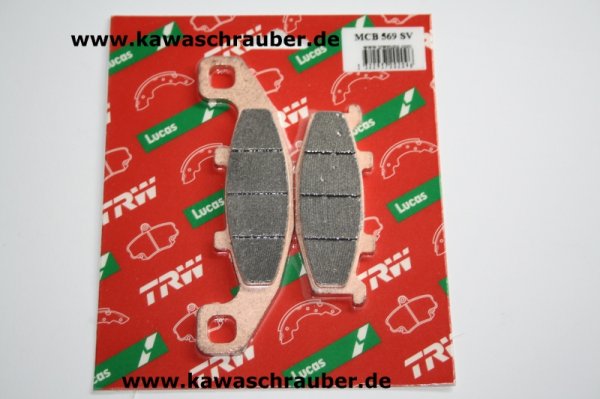 Sinter Bremsbeläge vorne Kawasaki Zephyr 750 Typ ZR750C Bj. 1991-1995