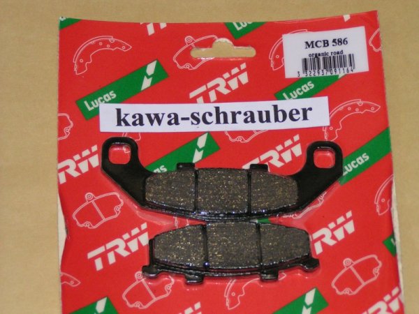 Bremsbeläge vorne Kawasaki GPZ500 S Typ EX500D