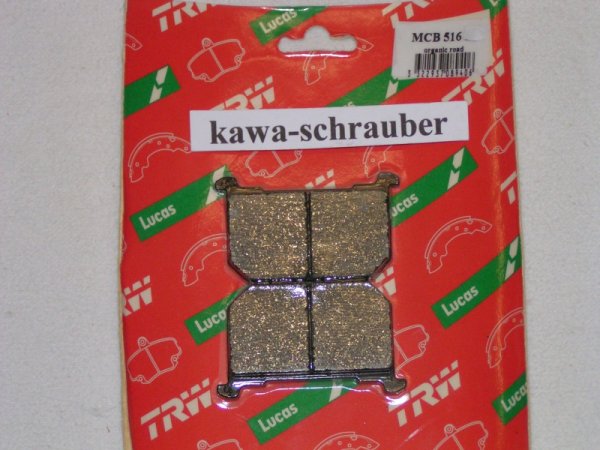 Bremsbeläge hinten Kawasaki Z550 GP Typ KZ550D