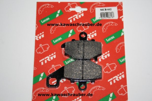 Bremsbeläge hinten Kawasaki ZZR600 Typ ZX600E