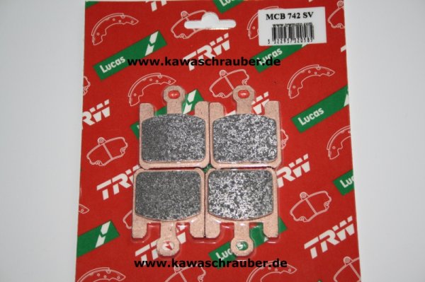 Bremsbeläge vorne Bremsbeläge vorne Kawasaki ZX6R ZX-6R 636 Ninja Typ ZX636B