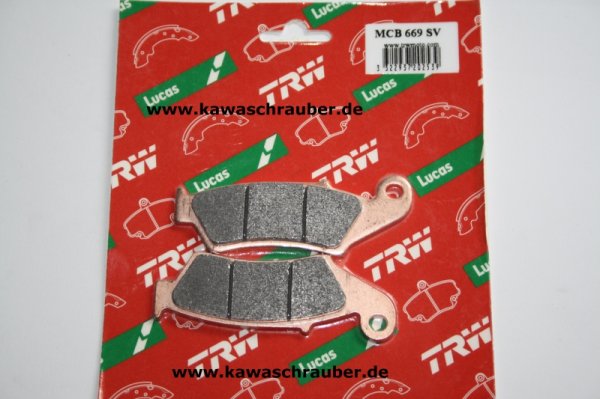 Sinter Bremsbeläge vorne Kawasaki KLX650