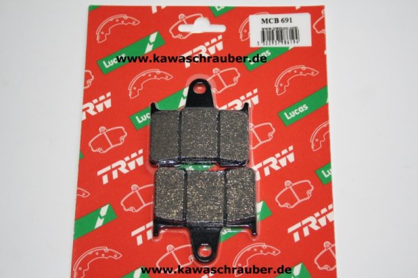 Bremsbeläge hinten Kawasaki ZXR750RR / ZX-7RR Typ ZX750N "Doppel-R"