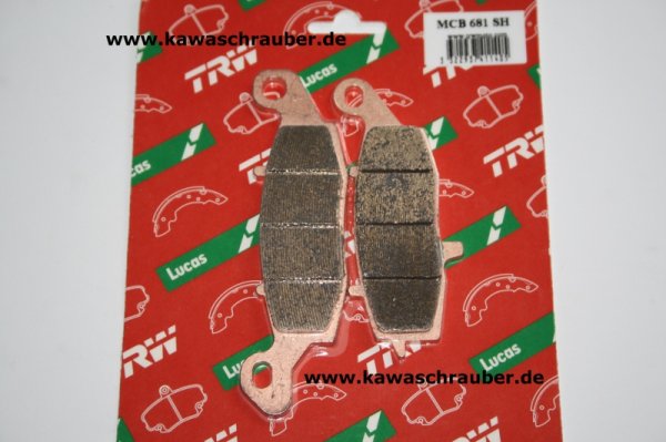 Sinter Bremsbeläge hinten Kawasaki VN1500 Drifter Typ VNT50J