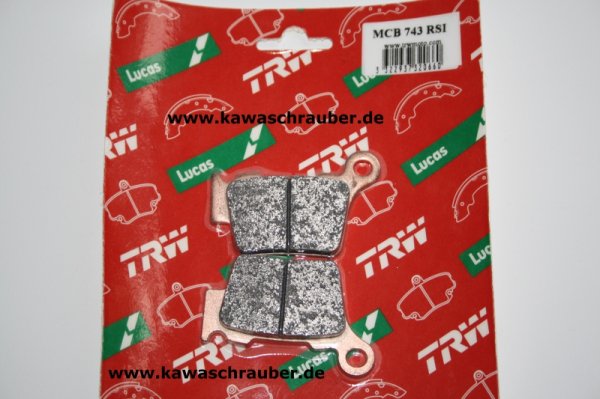 Rennsport Bremsbeläge hinten KTM EXC 400 Racing Bj. ab 2004