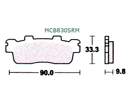 Bremsbeläge vorne / hinten Kymco 125 Super Dink
