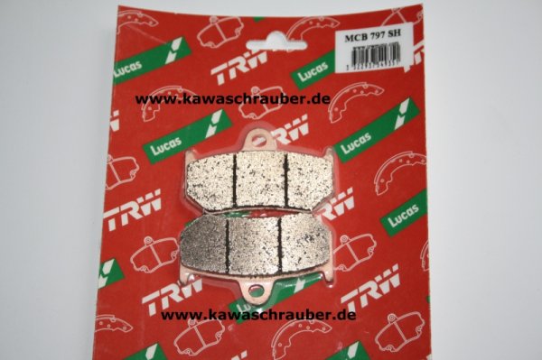 Bremsbeläge hinten MV Agusta 989 Brutale R