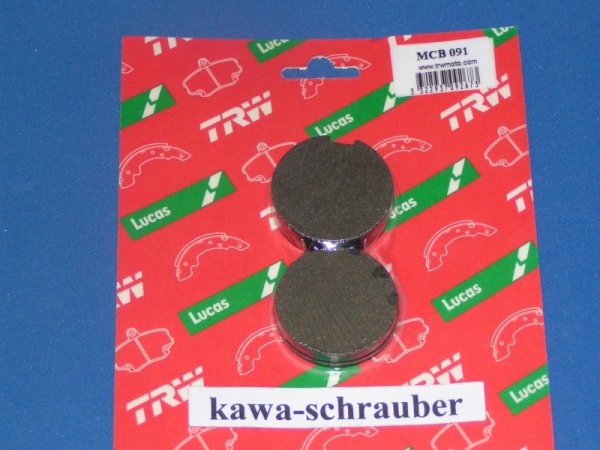 Bremsbeläge vorne Suzuki GT 50 K Typ GT50K ab Bj. 1979