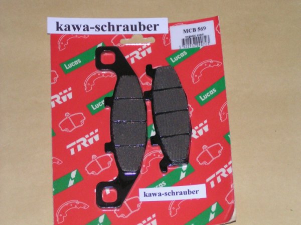 Bremsbeläge vorne Suzuki DR800 S / SU Typ SR43B Bj. 1991-1995