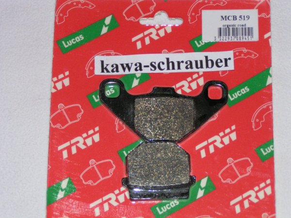 Bremsbeläge hinten TM125 Bj. 1990-1993