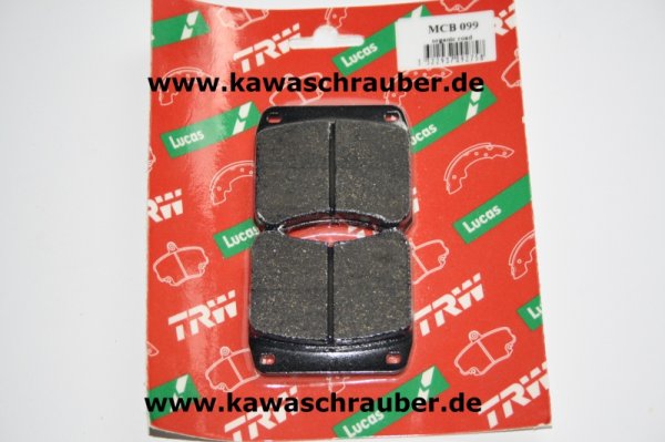 Bremsbeläge vorne / hinten Triumph 750 TSS Bj. 1982-1983