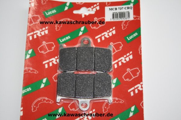 CRQ Carbon Rennsport Bremsbeläge vorne Triumph 675 Street Triple R ab Bj. 2009