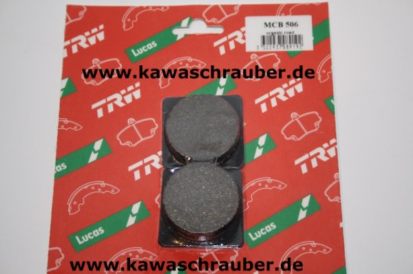 Bremsbeläge vorne Yamaha RD200 Typ 2R7