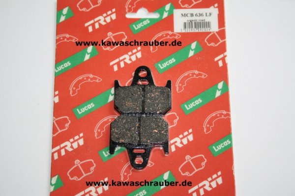 Bremsbeläge hinten Yamaha TZ250GP ab Bj. 1990