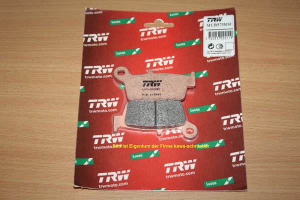 Rennsport Sinter Bremsbeläge hinten Yamaha WR250F Typ CG Bj. 2001-2002