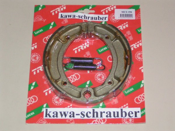 Bremsbeläge hinten Yamaha YFM350 FWB L / LC Big Bear Typ 4WU Bj. 1999