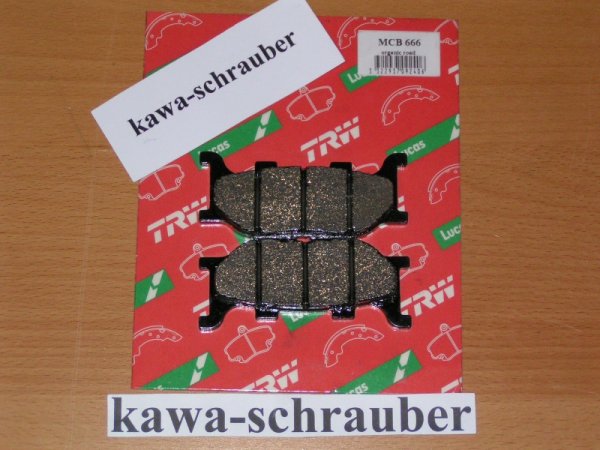Bremsbeläge vorne Yamaha FZ6 600 Typ RJ14 Bj. 2007-2009