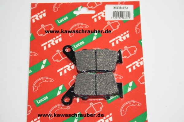 Bremsbeläge hinten Yamaha XT660Z Tenere ab Bj. 2008