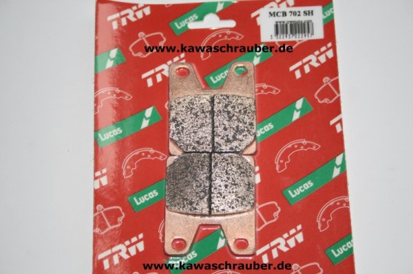 Sinter Bremsbeläge hinten Yamaha YZF750 R7 Typ OW02 Bj. ab 1999