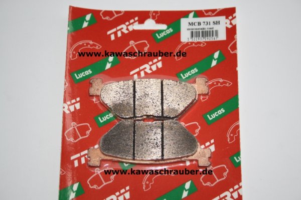 Sinter Bremsbeläge hinten Yamaha TDM900