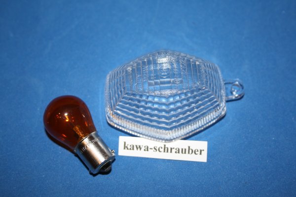 Blinkerglas weiss Klarglas Suzuki DRZ400 DRZ400S m. TÜV