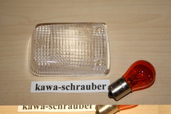 Blinkerglas weiss Klarglas Suzuki DR125 RGV250 DR350