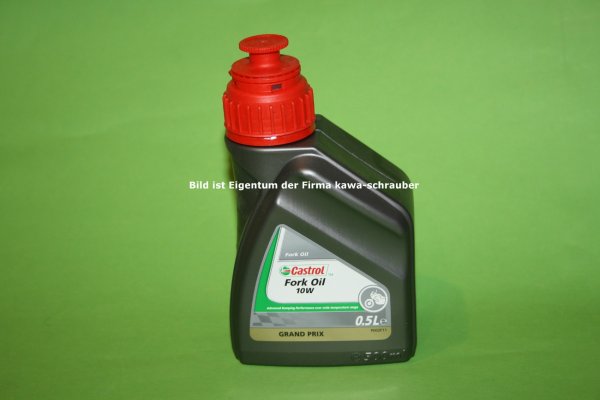 Castrol Gabelöl SAE10W mineralisch 0,5 Liter weich (Literpreis = 20€)